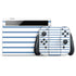Blue and White Stripes Nintendo Switch OLED (2021) Skin